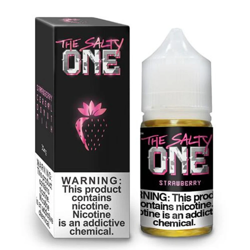 THE SALTY ONE NIC SALT ELIQUID - STRAWBERRY - 30ML