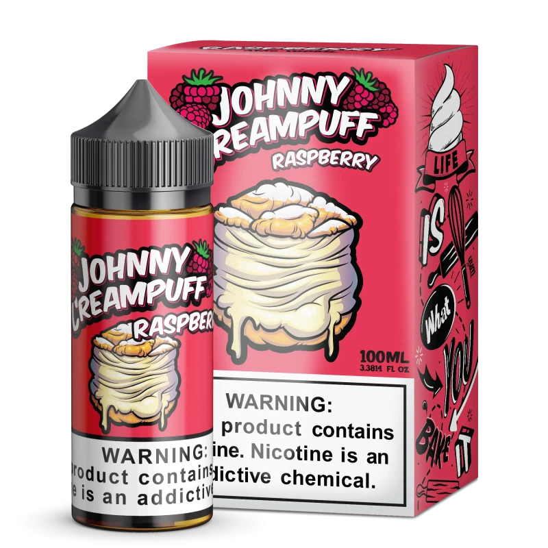 JOHNNY CREAMPUFF BY TINTED BREW - RASPBERRY - 100ML