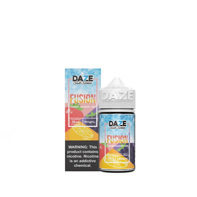 7DAZE FUSION TFN SALT - STRAWBERRY BLACKBERRY LEMON ICED - 30ML